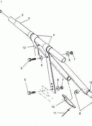 FRONT TORQUE ARM RXL 0966768 (4932033203B011)