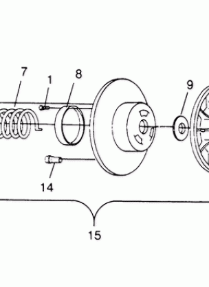 DRIVEN CLUTCH RXL 0966768 (4932033203C001)