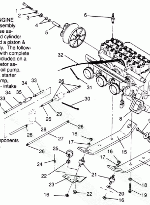 ENGINE MOUNTING RXL 0966768 (4932033203C002)