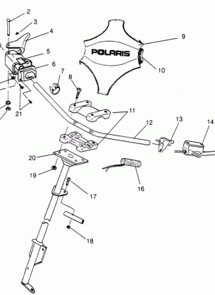 STEERING - HANDLEBAR RXL 0966768 (4932033203B003)