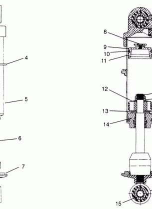 FOX SHOCK GAS - REAR RXL 0966768 (4932033203D004)