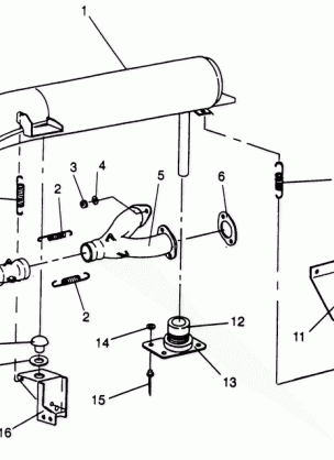 EXHAUST SYSTEM WIDETRAK LX 0962064 and EUROPEAN WIDETRAK LX E962064 (4931643164C004)