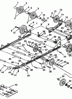 SUSPENSION WIDETRAK LX 0962064 and EUROPEAN WIDETRAK LX E962064 (4931643164B009)