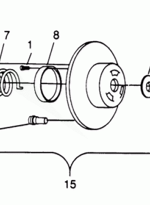 DRIVEN CLUTCH 500 EFI SKS 0962574 500 EFI RMK 0962974 and EUROPEAN 500 EF (4931983198C002)