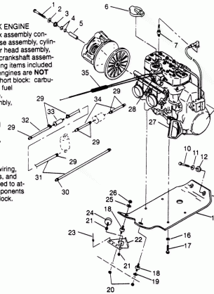 ENGINE MOUNTING 500 EFI SKS 0962574 500 EFI RMK 0962974 and EUROPEAN 500 (4931983198C003)