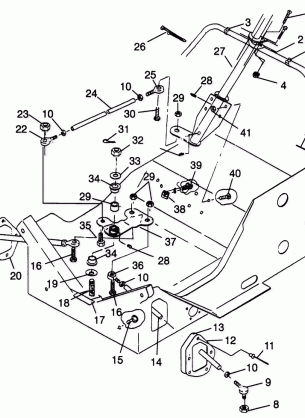 STEERING 500 EFI SKS 0962574 500 EFI RMK 0962974 and EUROPEAN 500 EFI SKS (4931983198B004)