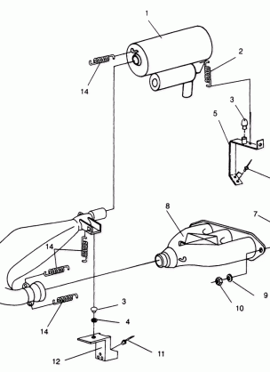 EXHAUST SYSTEM XLT TOURING 0963357 and EUROPEAN XLT TOURING E963357 (4931923192C005)