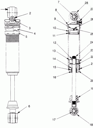 FOX SHOCK - IFS LH RH ULTRA SP 0960678 and EUROPEAN ULTRA SP E960678 (4937083708C005)