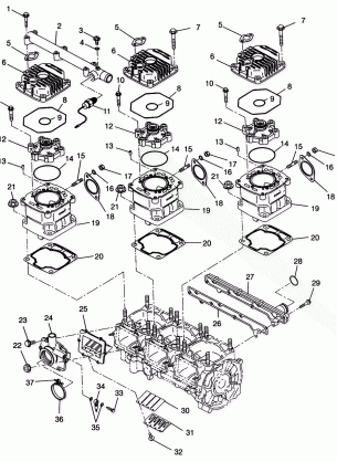 CYLINDER ULTRA SKS 0960578 EUROPEAN ULTRA SKS E960578 and ULTRA RMK 09609 (4931683168C009)