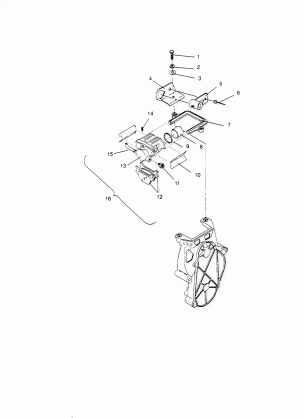 BRAKE ASSEMBLY SPORT 0950443 SPORT TOURING 0950243  and EUROPEAN SPORT TOU (4928822882B008)