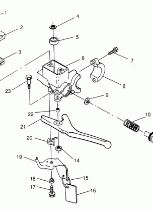 MASTER CYLINDER ASSEMBLY 440 XCR 0951660 (4929112911B007)