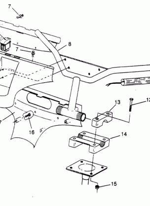 STEERING - HANDLEBAR ASSEMBLY  500 EFI 0952774 EFI SKS 0952574   EFI SKS (4929052905B005)