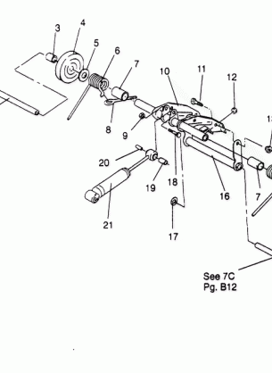 REAR TORQUE ARM ASSEMBLY SPORT 0950443 (4928822882C003)