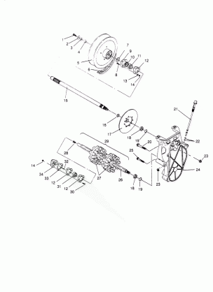 DRIVE TRAIN ASSEMBLY SPORT 0950443 SPORT TOURING 0950243  and EUROPEAN SPO (4928822882B010)