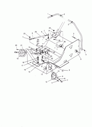 STEERING ASSEMBLY SPORT 0950443 SPORT TOURING 0950243  and EUROPEAN SPORT (4928822882B007)