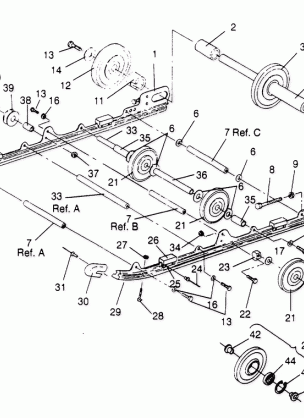 SUSPENSION ASSEMBLY SPORT 0950443 (4928822882B011)