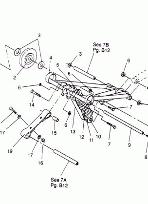 FRONT TORQUE ARM ASSEMBLY SPORT 0950443 (4928822882C001)