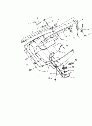 NOSEPAN ASSEMBLY SPORT 0950443 SPORT TOURING 0950243  and EUROPEAN SPORT T (4928822882A010)