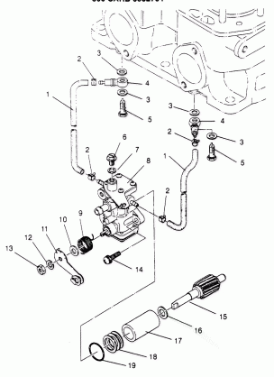 OIL PUMP ASSEMBLY 500 CARB 0952764 (4929192919C012)