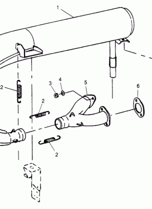 EXHAUST SYSTEM 500 CARB 0952764 (4929192919C002)