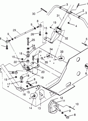 STEERING ASSEMBLY 500 CARB 0952764 (4929192919B002)