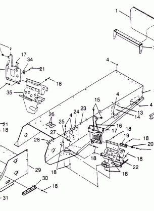 TUNNEL ASSEMBLY 500 CARB 0952764 (4929192919A006)