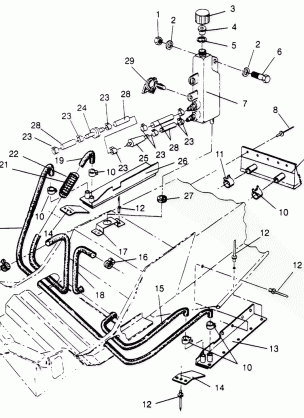 COOLING SYSTEM 500 CARB 0952764 (4929192919B006)