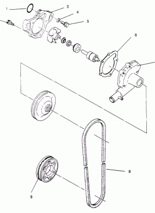 WATER PUMP CLASSIC 0952865 (4929072907C010)