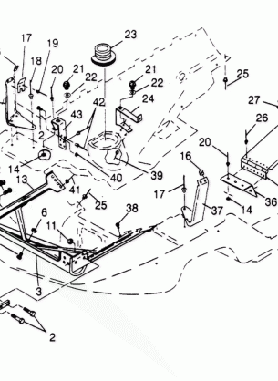 NOSEPAN ASSEMBLY  500 EFI 0952774 EFI SKS 0952574   EFI SKS PT 0952974 a (4929052905A012)