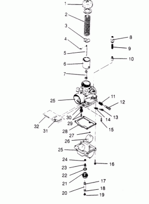 CARBURETOR ASSEMBLY STARLITE 0953427 (4928902890D002)