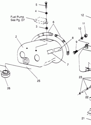 OIL TANK  /  AIR BOX ASSEMBLY LITE 0953433 and LITE DELUXE 0953431 (4928902890C005)