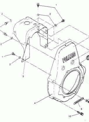 BLOWER HOUSING ASSEMBLY STARLITE 0953427 (4928902890D010)