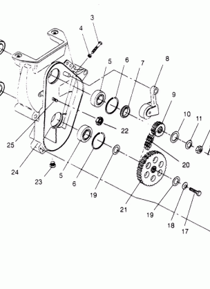 CHAINCASE ASSEMBLY LITE 0953433 STARLITE 0953427  and LITE DELUXE 0953431 (4928902890B007)