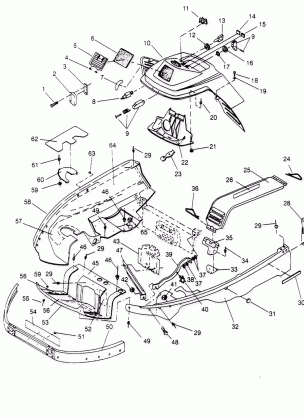 NOSEPAN and CONSOLE ASSEMBLY LITE 0953433 STARLITE 0953427  and LITE DELUX (4928902890A008)