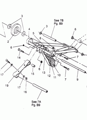 FRONT TORQUE ARM ASSEMBLY LITE 0953433 STARLITE 0953427  and LITE DELUXE 0 (4928902890B011)