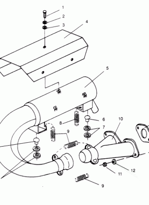 EXHAUST SYSTEM LITE 0953433 and LITE DELUXE 0953431 (4928902890C003)