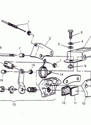 BRAKE ASSEMBLY LITE 0953433 STARLITE 0953427  and LITE DELUXE 0953431 (4928902890B006)