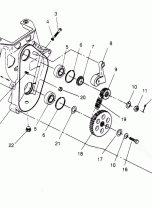 CHAINCASE ASSEMBLY  RXL 0956768 (4930783078B008)