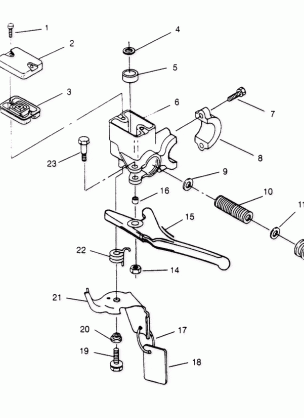 MASTER CYLINDER ASSEMBLY  RXL 0956768 (4930783078B001)