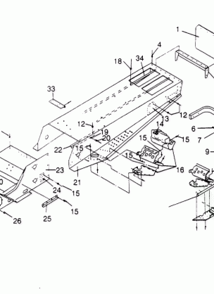 TUNNEL ASSEMBLY  RXL 0956768 (4930783078A006)