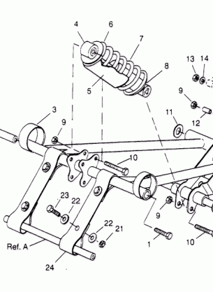 FRONT TORQUE ARM ASSEMBLY SPORT TOURING 0950243 and  EUROPEAN SPORT TOURING (4928822882C002)