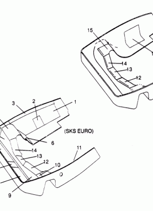 NOSEPAN FOIL ASSEMBLY XLT 0950756 XLT SKS 0950556  XLT SKS EURO E950556 & (4928842884A012)