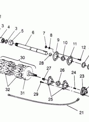 DRIVESHAFT ASSEMBLY WIDETRAK LX 0952064 and  EUROPEAN WIDETRAK LX E952064 (4928942894B008)