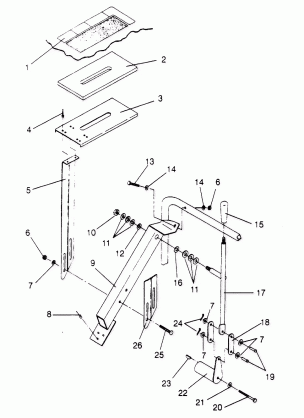 SHIFT LINKAGE ASSEMBLY WIDETRAK LX 0952064 and  EUROPEAN WIDETRAK LX E95206 (4928942894C007)