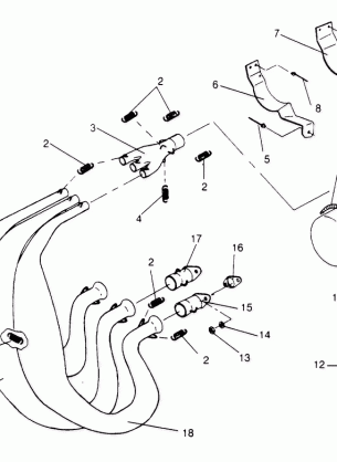 EXHAUST SYSTEM Storm 0950782 Storm SKS 0950582  Euro Storm E950782 Euro (4929012901C006)