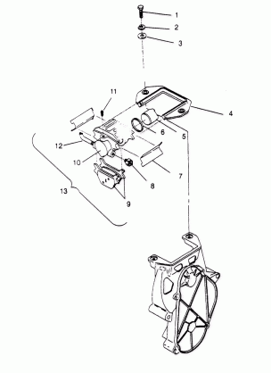 BRAKE ASSEMBLY 440 0952760 440 SKS 0952560  and EUROPEAN 440 SKS E952560 (4929032903B007)