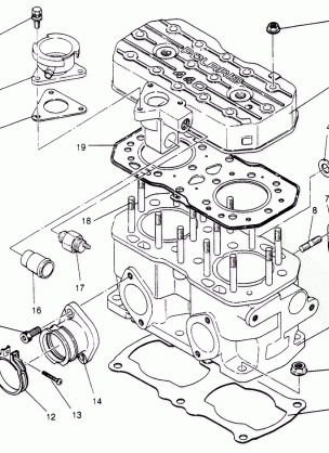 CYLINDER ASSEMBLY 440 0952760 440 SKS 0952560  and EUROPEAN 440 SKS E9525 (4929032903C008)