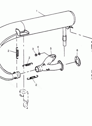 EXHAUST SYSTEM 440 0952760 440 SKS 0952560  and EUROPEAN 440 SKS E952560 (4929032903C004)