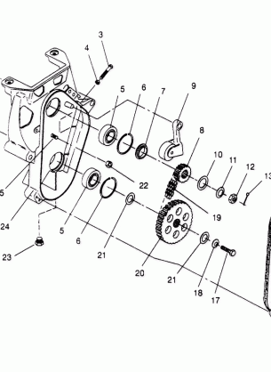 CHAINCASE ASSEMBLY 440 0952760 440 SKS 0952560  and EUROPEAN 440 SKS E952 (4929032903B009)