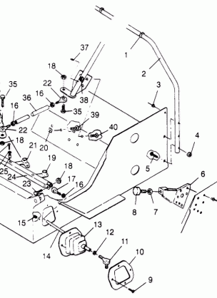 STEERING ASSEMBLY 440 XCR SP X951660 (4932833283B005)